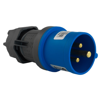 Wtyczka przenośna kempingowa CEE 3P 16A IP44 230V VDE TP Electric 3120-301-0901