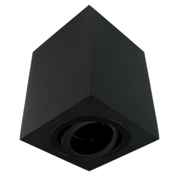 Oprawa sufitowa GU5.3 MR16 IP20 czarny aluminiowa natynkowa dekoracyjna ruchoma kwadrat Sensa GTV OS-SEN5097KWCZ-00