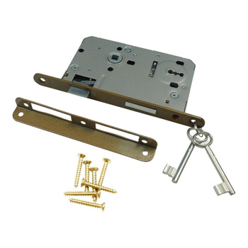 Zamek do drzwi łazienki wpuszczany wkład prawy/lewy 72/60 DV-6375-ZA-WC-P