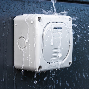 Łącznik pojedynczy Natynkowy Hermetyczny IP66 Scame 137.5011