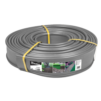 Obrzeże proste trawnikowe 18m x 12,5cm szare Bradas OBKGY18125