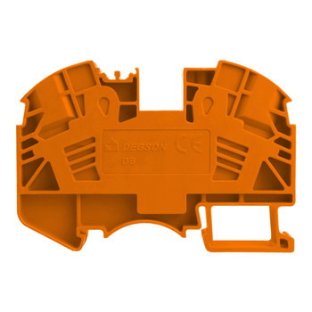 Złączka szynowa przelotowa zaciskowa pomarańczowa 16mm2 1P DS16-01P-15-00A(H)