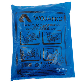 Folia malarska ochronna 4x5m regranulat Wojafko różne grubości DV-101