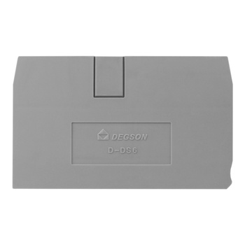 Płytka końcowa do złączki szynowej 6mm2 DS6 DGN D-DS6-01P-11-00A(H)