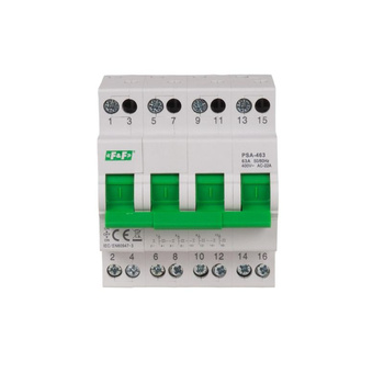 Przełącznik 4-modułowy sieć - agregat 63A PSA-463