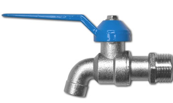 Kran kulowy ogrodowy 1/2" Cynk niklowany Bradas GKK0612Z