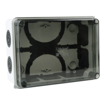 Puszka natynkowa z dławikami wym/wew 150x110x70 mm 10membran IP66 M-L 008.PG.K