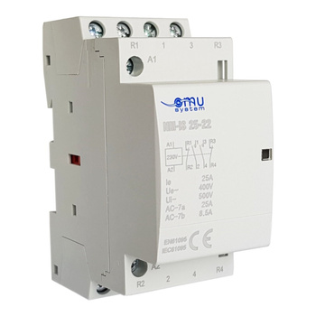 Stycznik modułowy 230VAC 25A 2No+2NC do sterowania systemów 1 i 3 fazowych XBS N M-IS 25-22