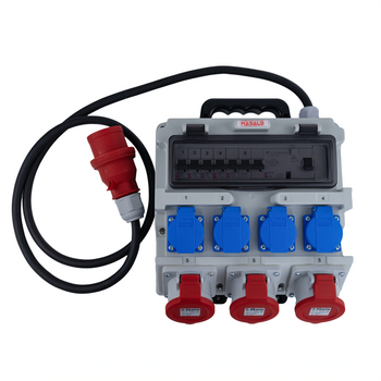 Rozdzielnica budowlana TR-S/FI 3x16A 4x230V SKH Schuko Masalb Masalb3