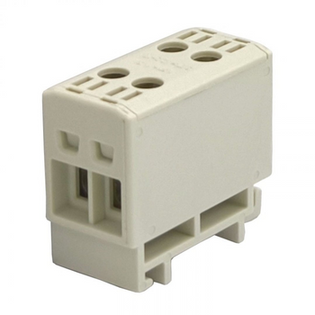 Złączka szynowa uniwersalna ETB 16/1x2 Al/Cu elektryczna śrubowa 4 otwory do kabli Elektro Becov UK2016.21