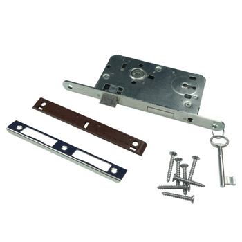 Zamek do drzwi wpuszczany na klucz lewy z dźwignią 72/55 DV-6252-ZA-L