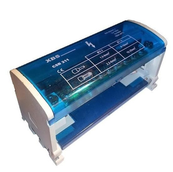 Blok rozdzielczy 125A 500V na szynę XBS CSB-211