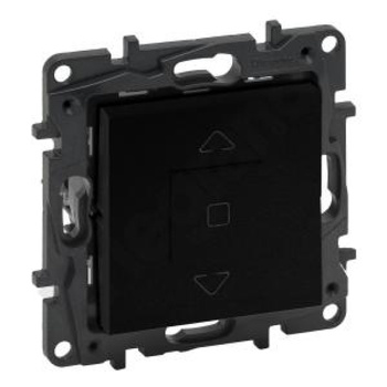 Łącznik sterowania roletami 3 pozycyjny 6AX czarny Niloe Step 863544