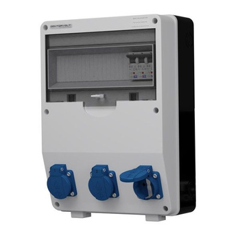 Rozdzielnica budowlana TD-S 3x230V Schuko Doktorvolt DV-9016-D