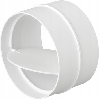Łącznik okrągły fi100mm z zaworem zwrotnym airRoxy 02-463