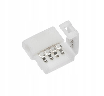 Złączka do taśmy LED RGB czteropunktowa klips spinka XC11 GTV LD-ZTLRGB-04N