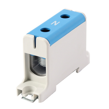 Złączka szynowa uniwersalna ETB 95/1 Al/Cu elektryczna śrubowa 2 otwory do kabli Elektro Becov UK1095.12