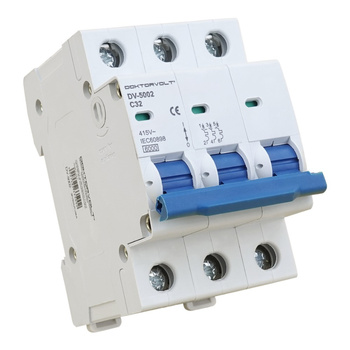Wyłącznik nadprądowy 3P C32A 6kA bezpiecznik Doktorvolt DV-5002