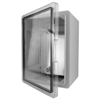 Skrzynka elektryczna z transparentnymi drzwiami 300x400x220mm obudowa rozdzielnia IP65 IK10 TP Electric 