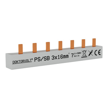 Szyna łączeniowa sztyftowa PS/S 3F 7Mod 16mm2 DV-5125-PSS