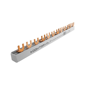 Szyna łączeniowa grzebieniowa PS/G 3-fazowa 12-modułowa 12mm2 80A DV-6305-PSG
