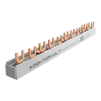 Szyna łączeniowa grzebieniowa PS/G 3-fazowa 11-modułowa 16mm2 100A DV 2251