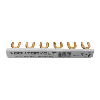 Szyna łączeniowa grzebieniowa PS/G 1-fazowa 6-modułowa 10mm2 63A DV 9054