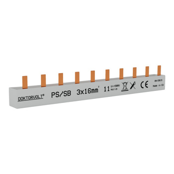 Szyna łączeniowa sztyftowa PS/S 3F 11Mod 16mm2 DV-5149-PSS