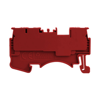 Złączka szynowa 1,5mm2 1P 3-przewodowa zacisk push-in czerwona DS1.5-TW-01P-16-00A(