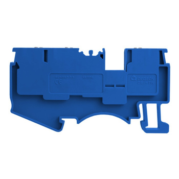 Złączka szynowa 4mm2 1P 3-przewodowa zacisk push-in niebieska DS4-TW-01P-12-00A(H)
